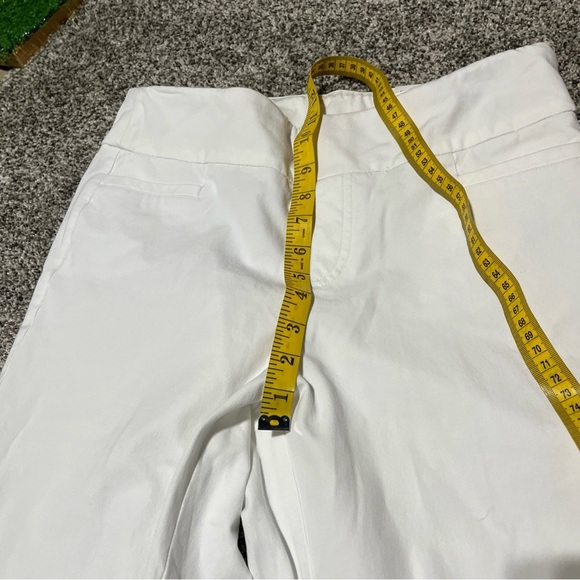 Soft Surroundings Womens Slim/Crop Capri Pants M Pull On Brightside White Note - Picture 6 of 14